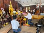 กิจกรรมไหว้พระฟังธรรม ทำความสะอาดวัด