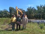 ลงพื้นที่ตำบลป่าระกำเพื่อตรวจเยี่ยม การใช้งานเครื่องสูบน้ำข