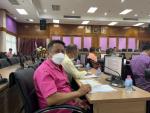 ร่วมรับฟังการชี้เเจงรายละเอียด ในการช่วยเหลือประชาชนในพื้นท